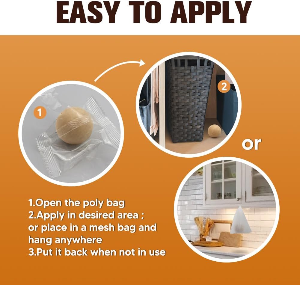 Rodent Repellent with Peppermint Oil, Mouse Repellent, Mice Repellent Balls for Indoor Outdoor, Rodents Repellent for House, Rat Deterrent Outdoor, Moth Balls for Outdoor Use - 10 Pack