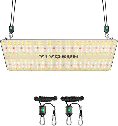 VIVOSUN VS2000 LED Grow Light with Full Spectrum Diodes & Brand Driver Dimmable Lights Sunlike for Seedling Veg & Bloom Plant Grow Lamps for 2x4/3x3 Grow Tent