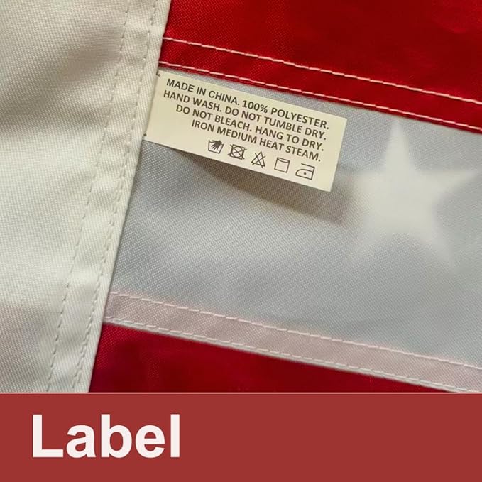 American Flags for Outside 5x8, US Flag Outdoor Heavy Duty, Embroidered Stars/Sewn Stripes/UV Protection/Brass Grommets, USA Flags