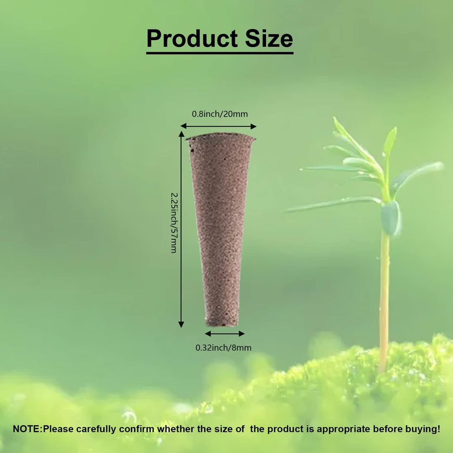 Grow Sponges, Starter Pods Compatible with Aero Garden,Refill Pods for Hydroponic Growing System (50 Pack)