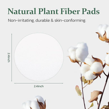 Soothing Toner Pads Redness Relief,Cotton Facial Toner Pads for Deep Hydration Improve Skin Texture with Hyaluronic Acid, Niacinamide,Vitamin C | 125 Counts