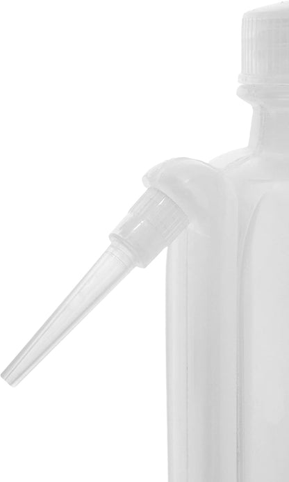 EISCO Wash Bottle, 500ml - Polyethylene - Translucent, Unbreakable - Screw Cap with Down Spout for Dispensing Liquid Labs