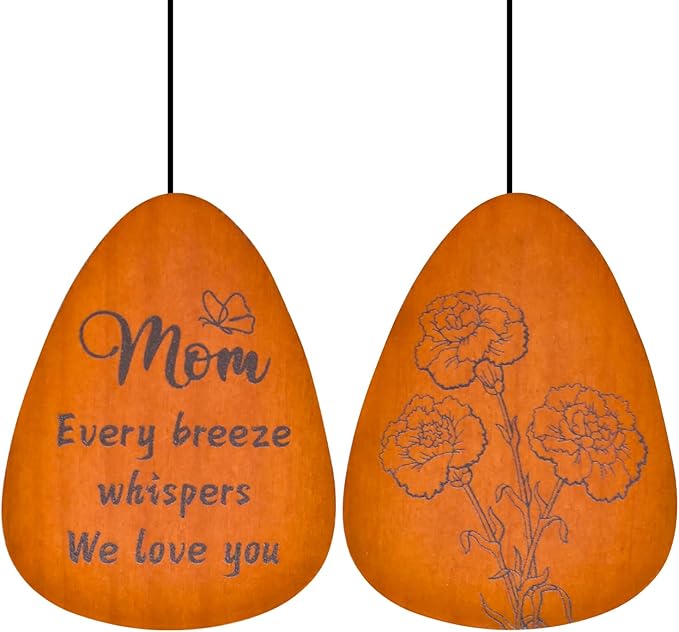 Moms Wind Chimes, Gifts for Mom, Thanksgiving Christmas Mother's Day Best Gift for Mom, Mother Birthday Gift from Daughter Son, Love Reminder Gifts