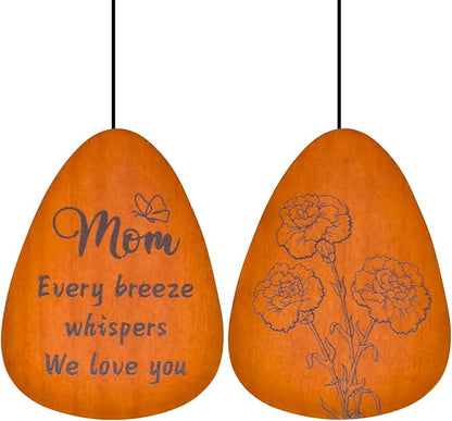 Moms Wind Chimes, Gifts for Mom, Thanksgiving Christmas Mother's Day Best Gift for Mom, Mother Birthday Gift from Daughter Son, Love Reminder Gifts