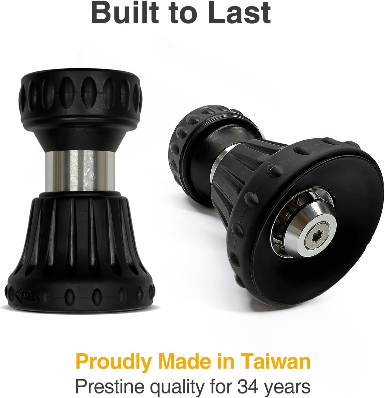 Cyprium Water Hose Nozzle Spray Water Nozzles For Garden Fireman Style Hose Nozzle Outdoor Hose Nozzle Sprayer High Pressure Watertight Connections For Reliable Use In Gardening, Cleaning