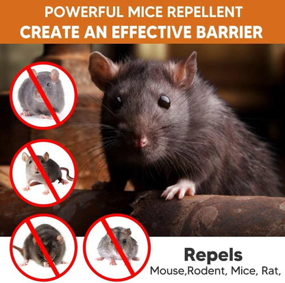 Rodent Repellent Pouches, Rodent Repellent for Car Engines, Mice Repellent Indoor, Natural Peppermint Mouse Repellent, Get Rid of Rodent/Rat & Mice, Safe for Children and Pets - 8P