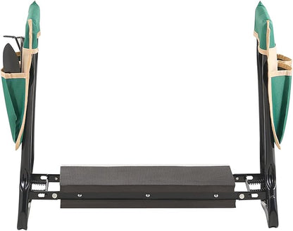 VEVOR Folding Garden Kneeler and Seat Heavy Duty, Widened 8" EVA Foam Pad, Portable Garden Stool with Tool Bags, Gardening Bench to Relieve Knee & Back Pain, Great Gifts for Seniors, Women, Parents