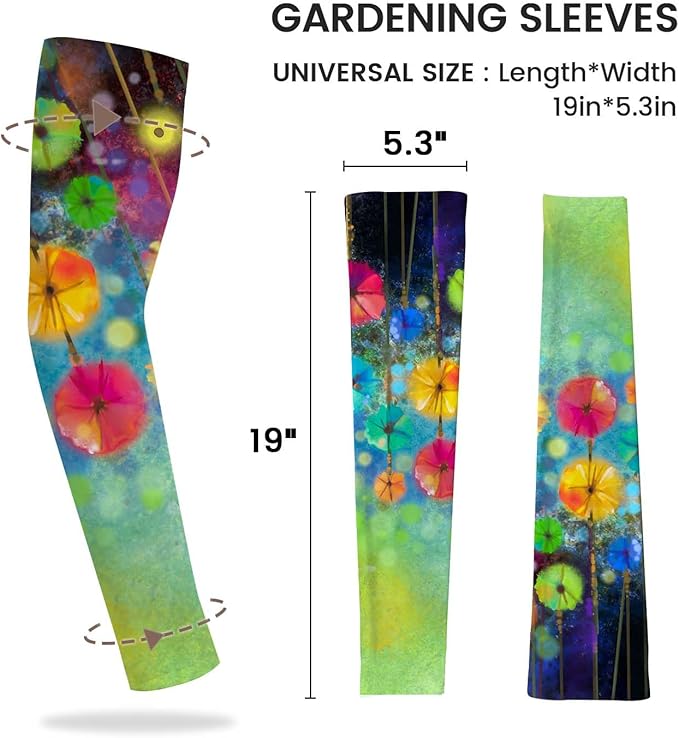 Gardening Sleeves for Women Farm Sun Protection Thorn Proof Cooling Arm Sleeves to Cover Arms for Garden Sports