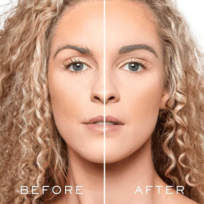 MADLUVV Brow Stamp Kit with Brow Stencils – Easy Eyebrow Shaper for Natural-Looking Brows – Popular Eyebrow Stencil Kit Used by Professionals – 9 Shapes, Spoolie, Travel Bag & Stamp (Taupe)