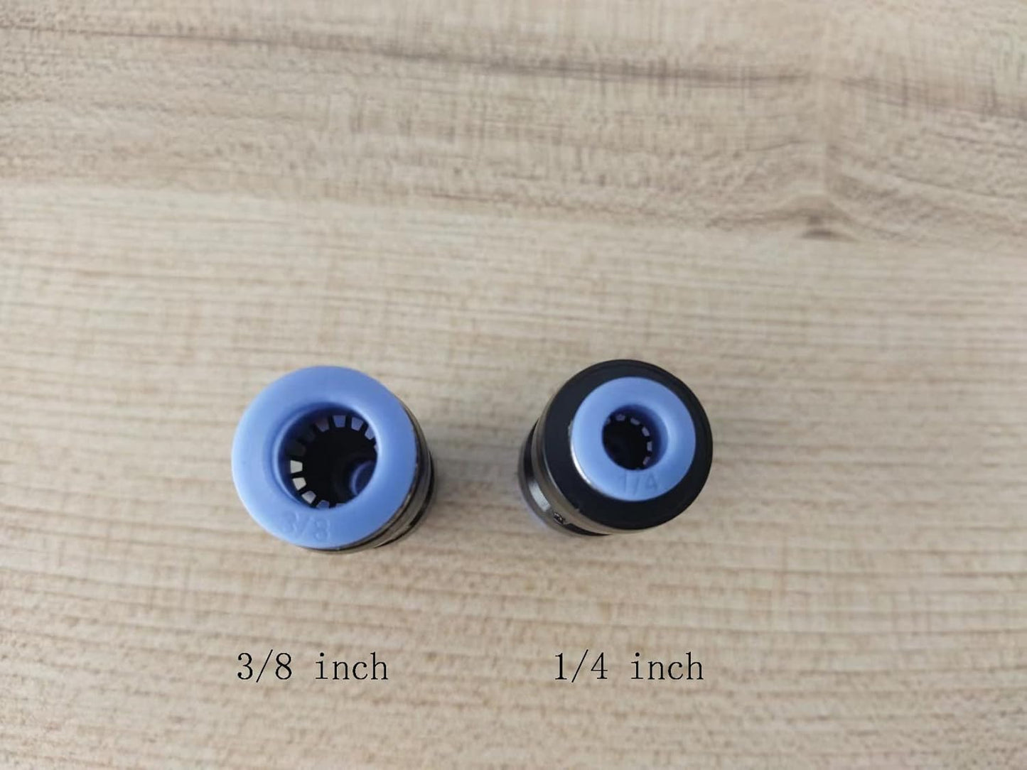 1/4" OD x 3/8" OD Pneumatic quick Connector Push to Connect fittings Straight reducer Union/Coupler (Pack of 10)