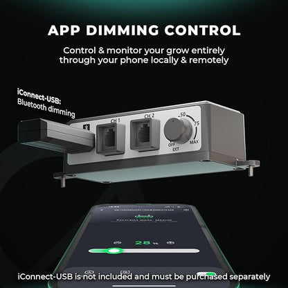 MARS HYDRO FC4800 Samsung LM301H EVO Bar LED Grow Light 4x4, 1296 Diodes, with Smart Controller, 480W Full-Spectrum Foldable Dimmable Daisy Chain Commercial Growing Lights for Indoor Plants