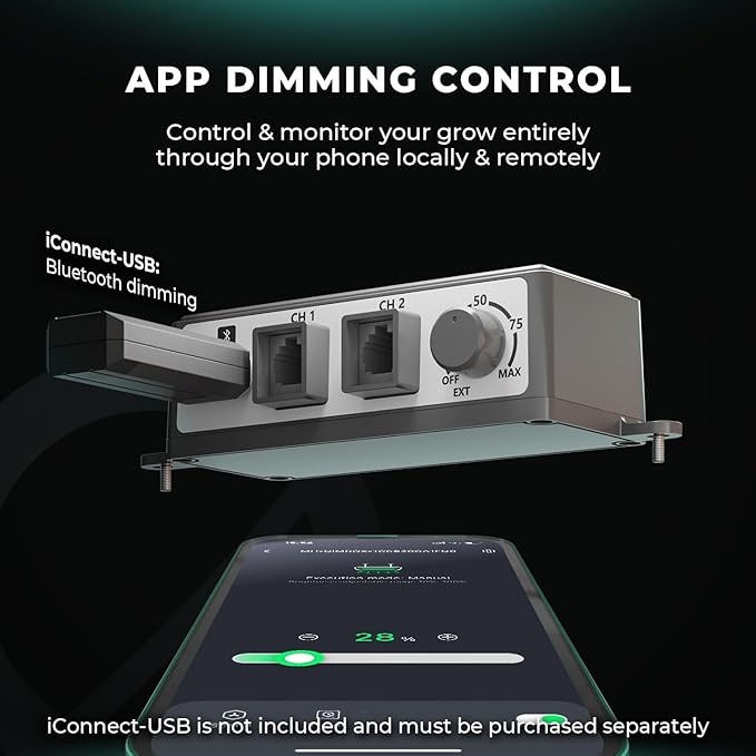 2025 New Version Mars Hydro 2 in 1 Design FC3000 EVO 300W, Samsung LM301H EVO LED Grow Light 3x3 ft Coverage, Commercial Full Spectrum Daisy Chain Dimmable Bar Style Grow Lamp for Indoor Plants