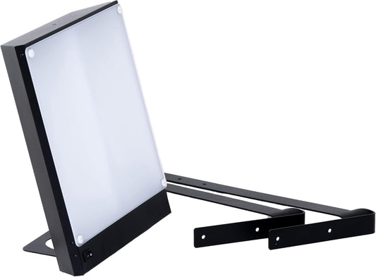 Northern Light Technologies LiteUp - 10000 Lux Light Therapy Lamp - Full Spectrum Lightbox Therapy Light for Natural Mood and Energy Enhancement, Wall Mountable Sunlight lamp, Black