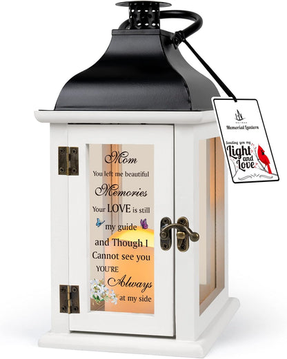 Memorial Lantern - Bereavement Sympathy Gifts for Loss of Mother Memorial Gifts for Loss of Mother Thoughtful Funeral Gifts for Loss of Mother Remembrance Gifts for Loss of Loved One