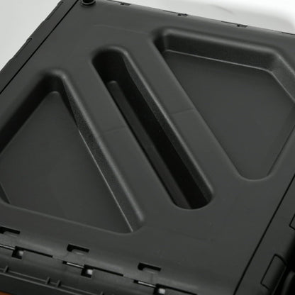 Dual Chamber Compost Tumbler Bin, Outdoor Tumbling Composter with 24 Ventilation Openings and Steel Legs, 34.5 Gallon