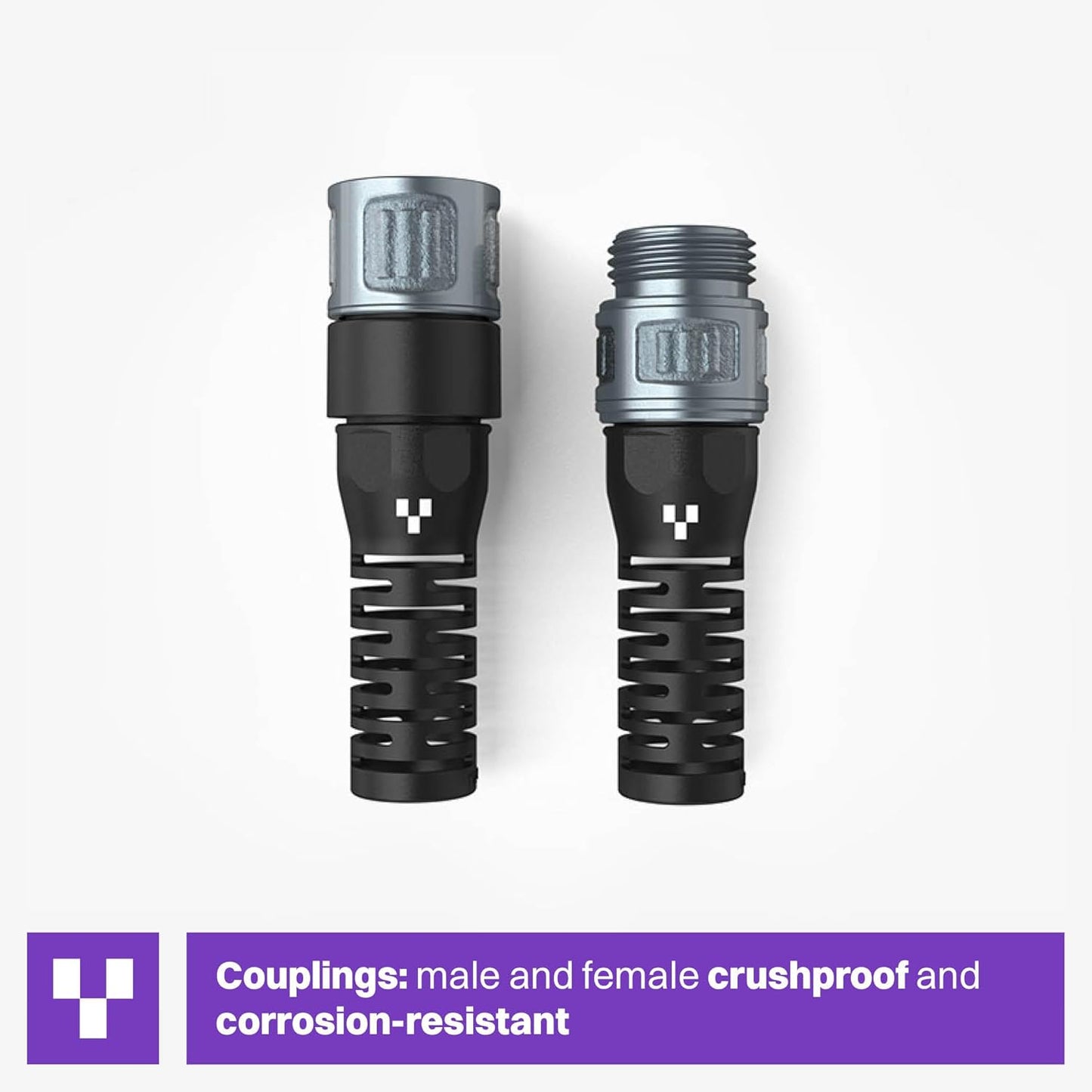 SERENITY Garden Hose 100ft, No-Kink, Lightweight, UV & Abrasion Resistant, Flat-to-Round Design, with 450 PSI burst pressure, Stylish Water Hose, Engineered for High-Performance Outdoor Use