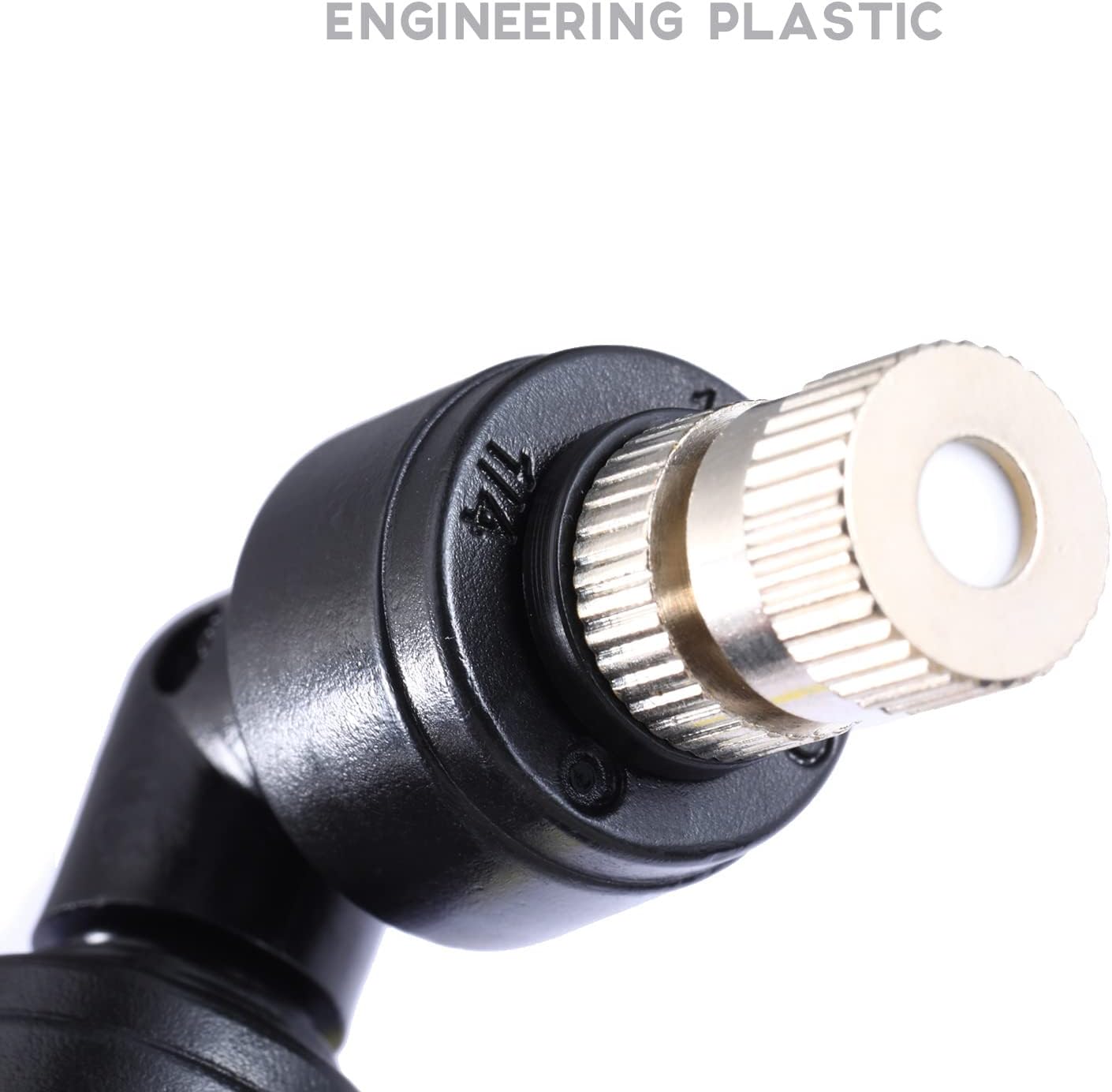 Reptile Misting Spray Nozzle for Rainforest Tank Pet Cooling Adjustable Reptile Nozzle Fogger Mist Sprinkler for Full Water Coverage, Replacement Micro Spray Nozzles, 2PCS