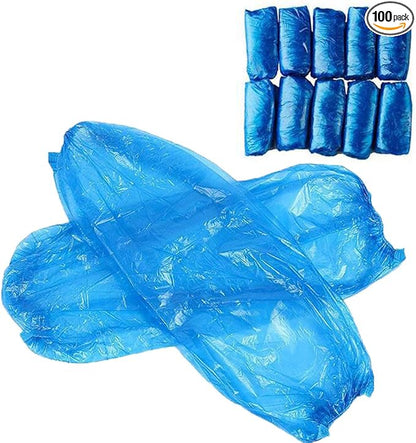 Disposable Arm Sleeves Covers, PeSandy 100pcs Waterproof PE Oversleeves Covers 40 x 20 cm/ 15.7 x 7.9 inches