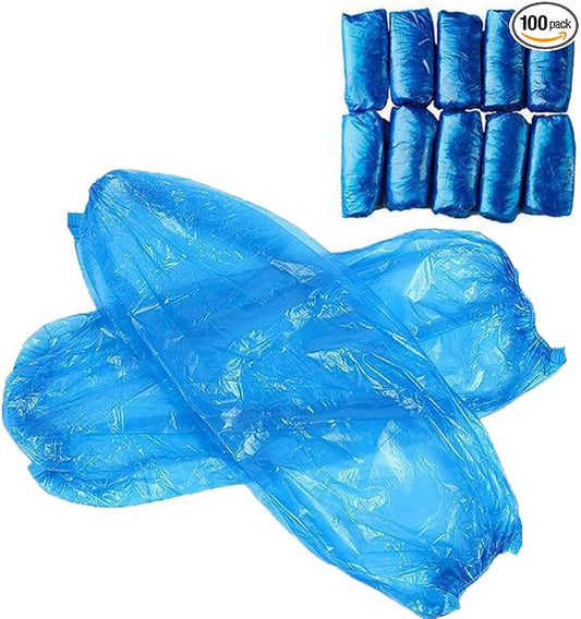 Disposable Arm Sleeves Covers, PeSandy 100pcs Waterproof PE Oversleeves Covers 40 x 20 cm/ 15.7 x 7.9 inches