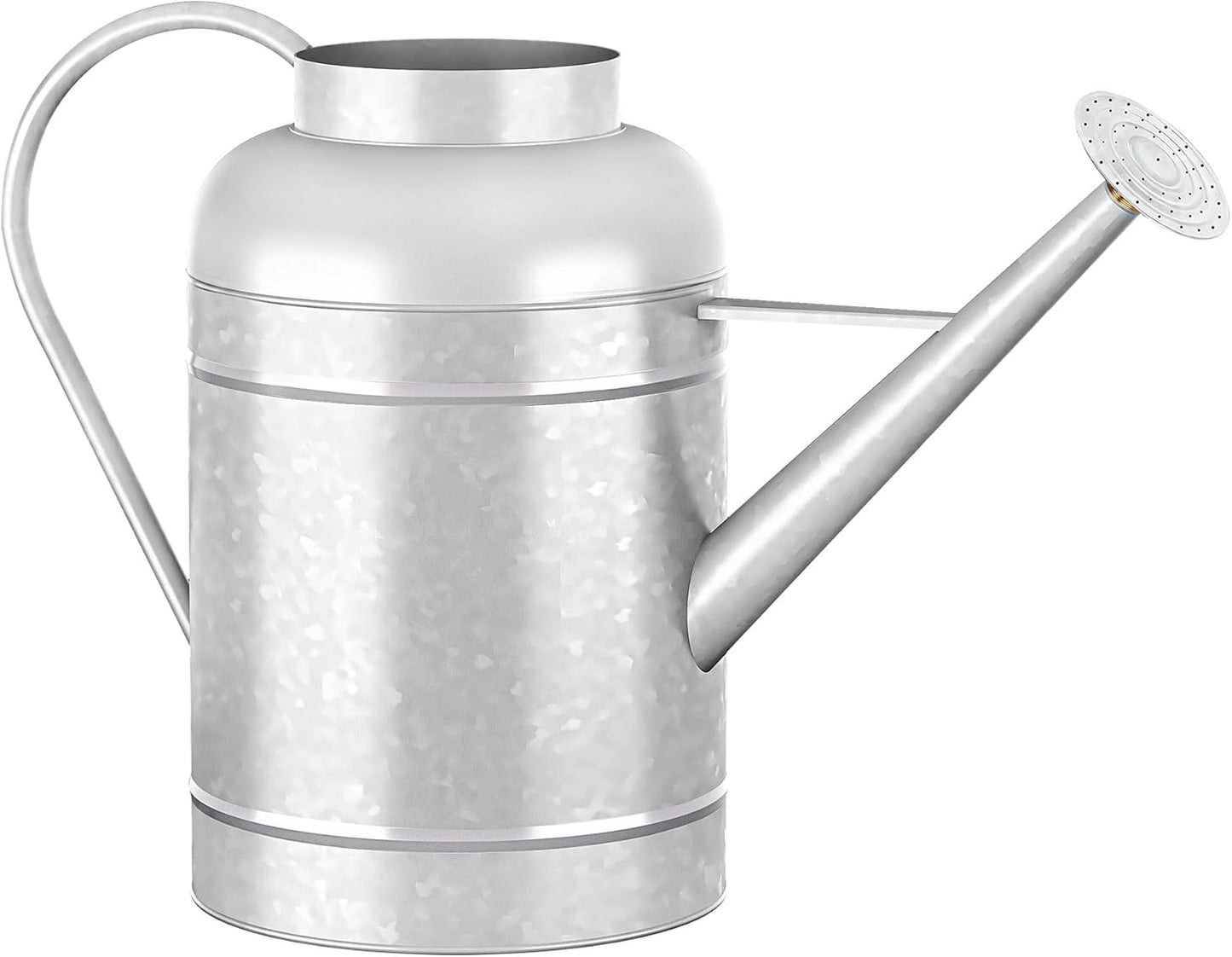 2.3 Gallon Metal Watering Can, Galvanized Watering Can for Outdoor Indoor Plants, Large Water Can for Plants and Garden Flower