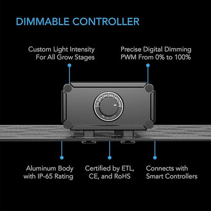 AC Infinity IONBOARD S24, LED Grow Light Board with Samsung LM301H Diodes, Deeper Penetration Full Spectrum Lighting, for Veg Bloom Indoor Plants in Grow Tents Greenhouses (2x4)