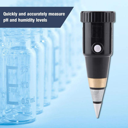 VT-05 Professional Soil pH Meter Tester, Soil pH and Moisture Meter Hygrometer, Soil Tester PH Instrument Hygrometer Monitor Humidity for Vineyards, Orchards, Field Production, Lawn, Gardens