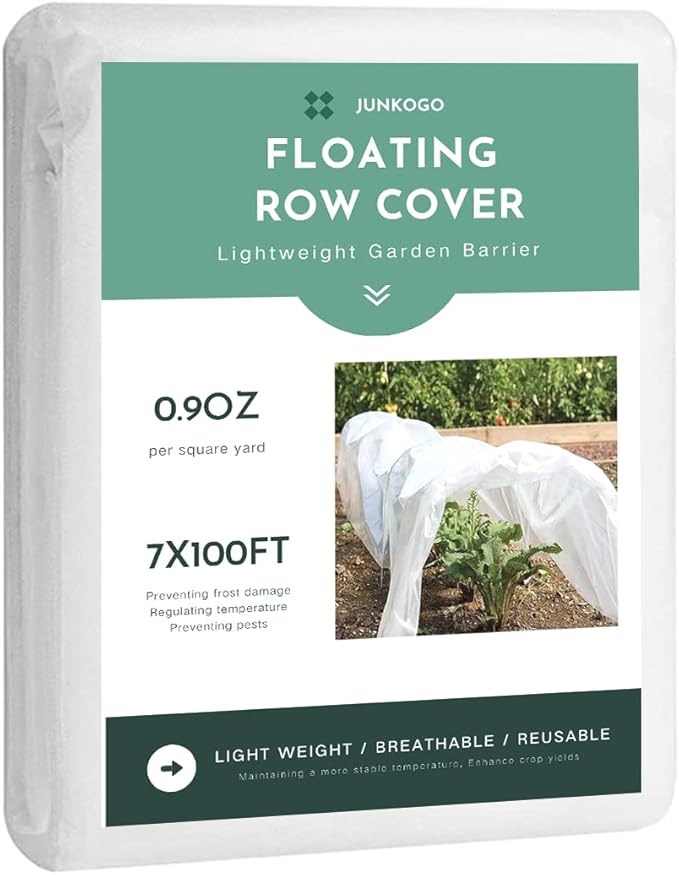 Plant Freeze Protection Cover, 7x100ft Frost Cloth Winter Garden Blanket, Floating Row Cover for Cold Weather and Shade, Perfect for Outdoor Vegetables, Trees, Greenhouse