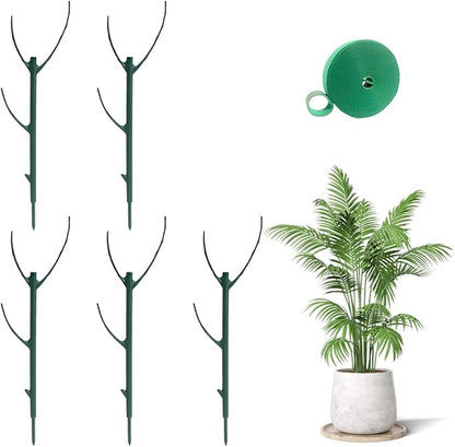 Stackable Monstera Plant Support Stakes,Garden Plant Stakes for Indoor and Outdoor Plants,Garden Accessories for Climbing Potted Plants,Plant Holder Stick for Support Tall Potted Plants(10pcs)