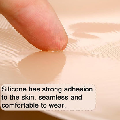 Silicone Knee Pads,Adhesive Knee Brace KneePad for Skiing Skating,Snowboarding,Ateboarding,Roller Skating,Rollerblading,Dancing,Unisex,Light Skin,M