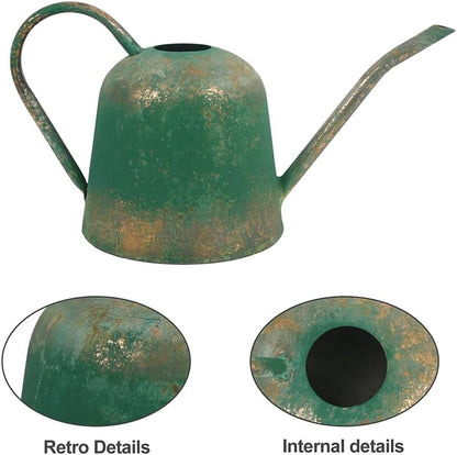 Large Watering Can Metal,Watering Can with Long Spout for Outdoor and Indoor Houseplants, 120oz/3.8L Large Plant Waterer