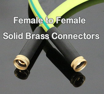 Atlantic Heavy Duty Garden Hose 8 ft x 5/8 Inch Green Water Hose, Short Connection Leader Hose (8 Feet)