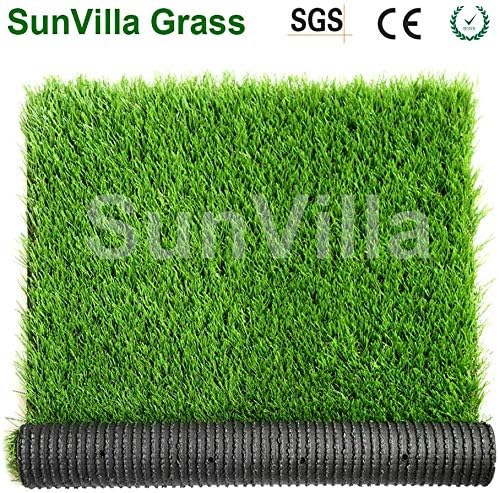 SunVilla Grass 2'X7' Artificial Grass Realistic [Custom Size] Grass Height 1 3/8" Indoor/Outdoor' Artificial Grass/Turf Many Sizes 2FTX7FT (14 Square FT)