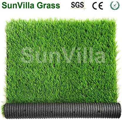 SunVilla Grass 2'X58' Artificial Grass Realistic [Custom Size] Grass Height 1 3/8" Indoor/Outdoor' Artificial Grass/Turf Many Sizes 2FTX58FT (116 Square FT)