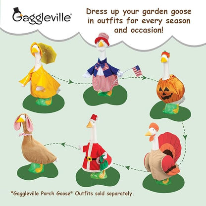 Fox Valley Traders Large White Goose, Plastic Garden Décor, 23” High