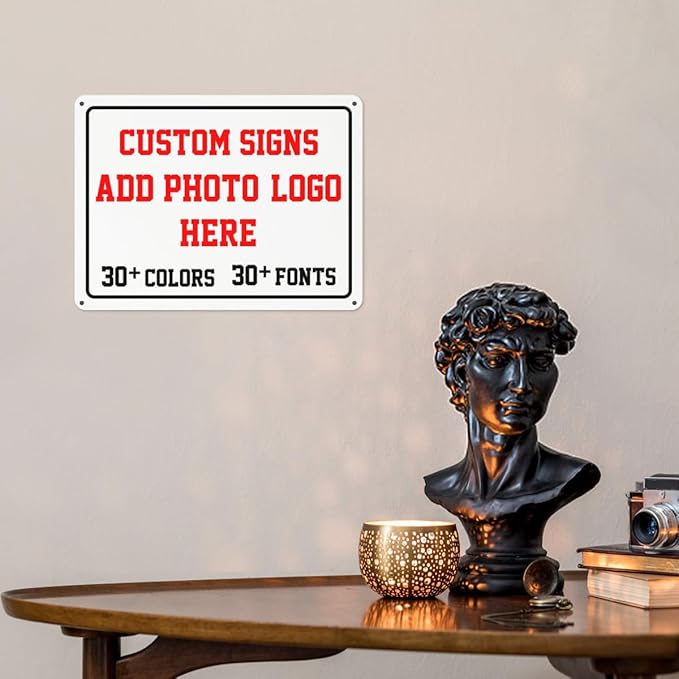 Custom Signs Outdoor，16x12inch Personalized Metal Parking Signs For Business,Intersection Signs,Road Signs,Outdoor Garden Signs,Workplace,Office,Home,Hazard Decorative Signs.