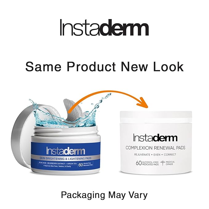 Complexion Renewal Pads – Exfoliates skin, Reduces Appearance of Uneven Skin Tone, Freckles, Fine Lines & Wrinkles. Restore Elasticity & Deep Hydration for Smoother Skin & Radiant Complexion.