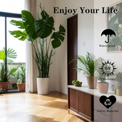 Monstera Plant Support Stakes, 8 Pack Stackable Garden Trellis Climbing Plant Support Structures with Extension Poles for Indoor Outdoor Potted (39.4''- 8 Pack)