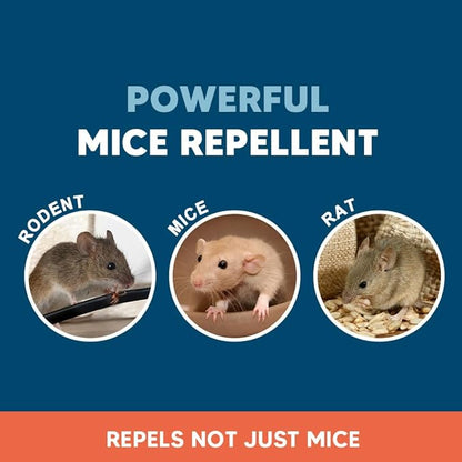 Rodent Repellent, Mouse Repellent, Mice Repellent Indoor, Rat Repellent, Mouse Deterrent for Car, Peppermint Balls for Mice, Keep Mice Out of Garage, Moth Balls for Outdoor Use-10Pcs