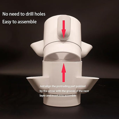 Hydroponics Growing System kit, 25 Pods Vertical Hydroponic Tower for Smart Indoor Home Gardening Lovers Hydroponic Germination Kit