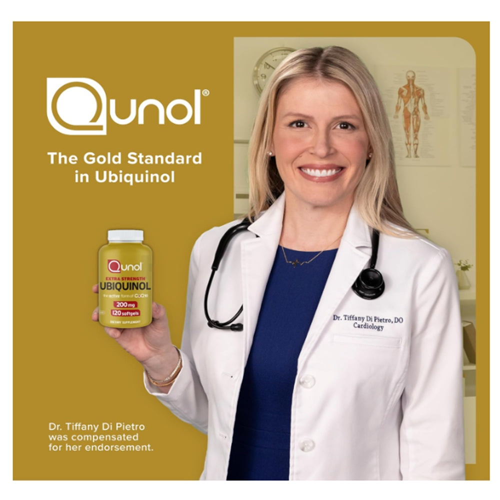 Qunol Ubiquinol CoQ10 200mg Softgels - 60 Count