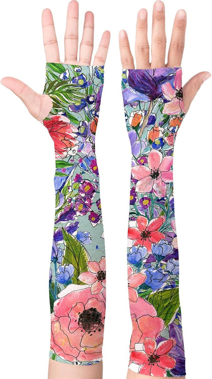 Gardening Sleeves for Women Farm Sun Protection Thorn Proof Cooling Arm Sleeves to Cover Arms for Garden Sports
