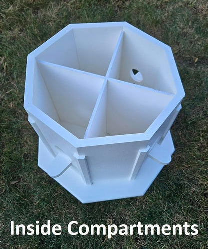 Amish Handmade Birdhouse with Copper Roof, Bird Watching (Copper Roof, 4 Compartments)