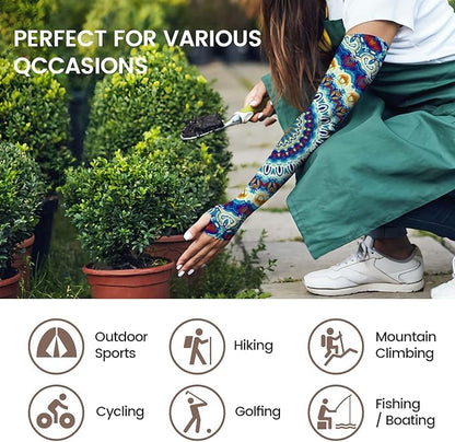 Gardening Sleeves for Women Farm Sun Protection Thorn Proof Cooling Arm Sleeves to Cover Arms for Garden Sports