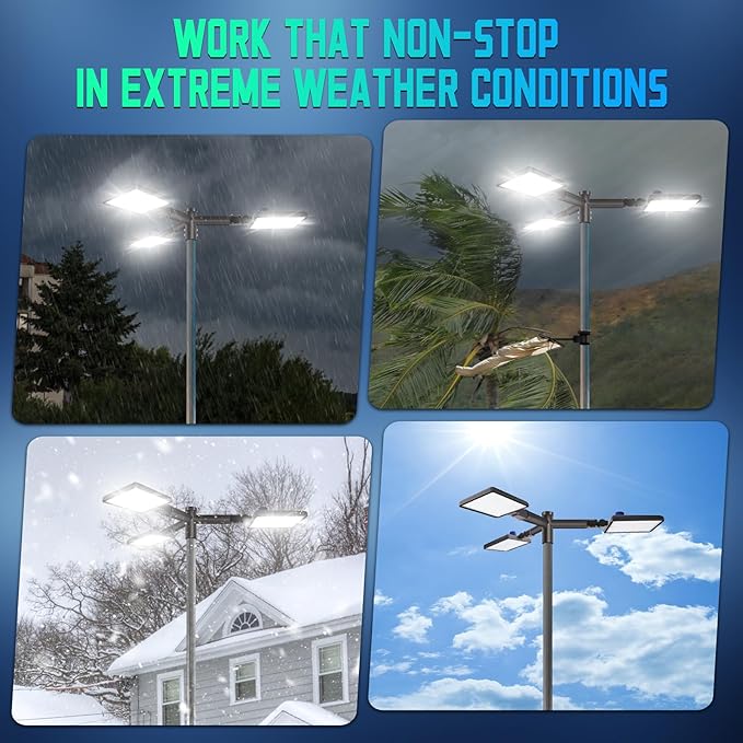 ledmo Triple Bracket Tenon Adaptor, 120° 2-3/8" Round Adjustable Slip Fitter Mount Pole Bracket, Heavy Duty 3 Outdoor Lights Mounting Spoke Arm for Parking Lot Street Light Floodlight