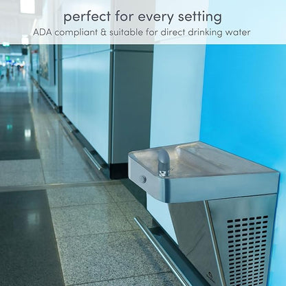 Avalon Wall Mounted Water Fountain with Bottle Filling Station, Sensor Dispensing, Self Cleaning, Digital Bottle Counter Display, ADA Compliant