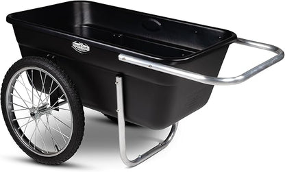 Smart Carts Premium Yard Cart - Strong, Lightweight, and Perfectly Balanced (20" Air Filled Wheels)