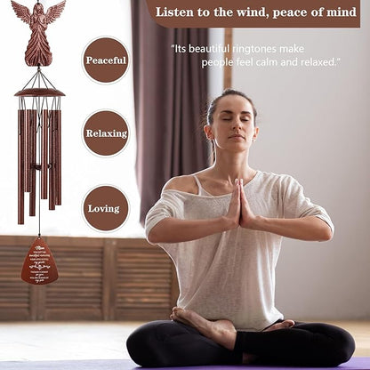 Mom Memorial Wind Chimes, Sympathy Gifts for Loss of Mom, Memorial Gifts for Mother Bereavement Condolence Remembrance