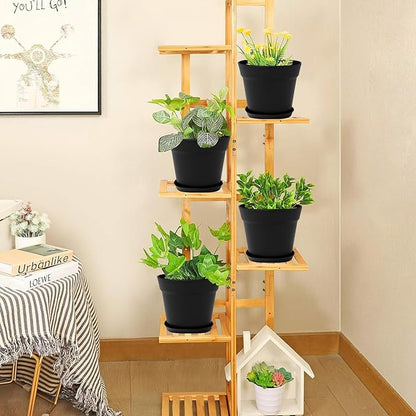 GARDIFE 20 Pack 6 inch Plant pots, planters for Indoor Plants, Flower pots, Black