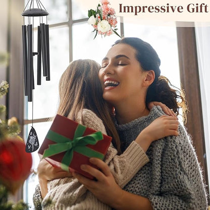 Gifts for Mom 35'' Moms Wind Chimes Christmas Best Gift for Mom Mother Birthday Gift from Daughter Son Love Reminder Gifts Windchimes Outside for Birthday Mother's Day Thanksgiving