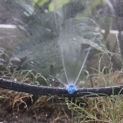 90Degree Micro Sprayer Garden Lawn Irrigation Spray Heads Micro Sprinkler Heads for Plant Irrigation Systems (90° Blue) 100pcs